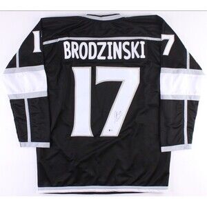 Derek Forbort Signed Kings Jersey (Beckett COA) 15th Overall pick 2010 NHL Draft